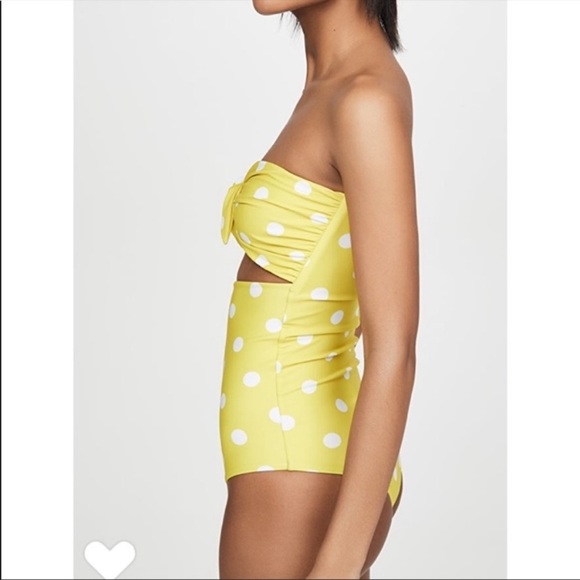 MIKOH Lana 2 strapless knot detailed one piece swimsuit size M - Picture 2 of 5